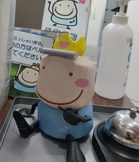 あんしんセンターにあるにこまるクラフト人形